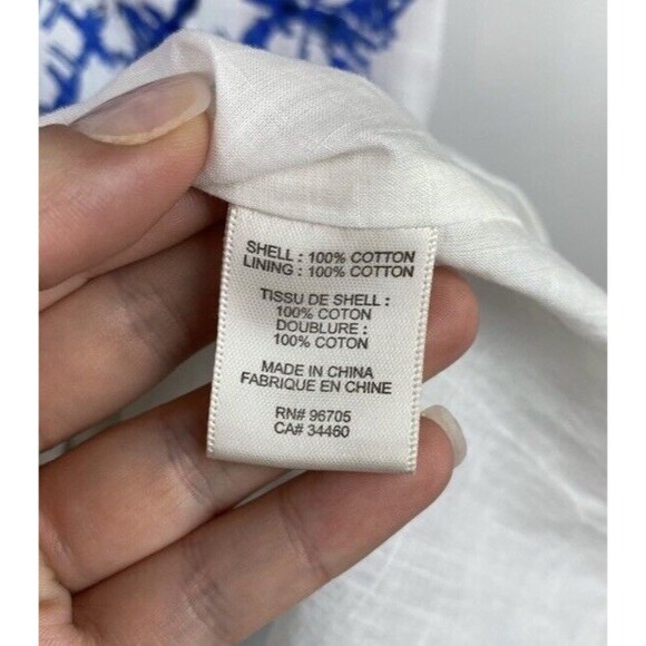 Rebecca Taylor Snake Skin Cotton Fit And Flounce Summer Sundress Size 4‎ - Picture 12 of 12